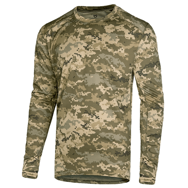 Лонгслів чоловічий тактичний еластичний футболка з довгим рукавом для силових структур Піксель (7249), XXL (OPT-9561) - зображення 1