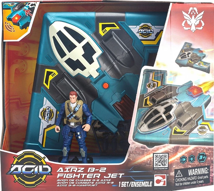 Игровой набор A.C.I.D. Morphozor Истребитель AIRZ B-2 (4893808352008) - Фото 2 Игровой набор A.C.I.D. Morphozor Истребитель AIRZ B-2 (4893808352008) - изображение 2