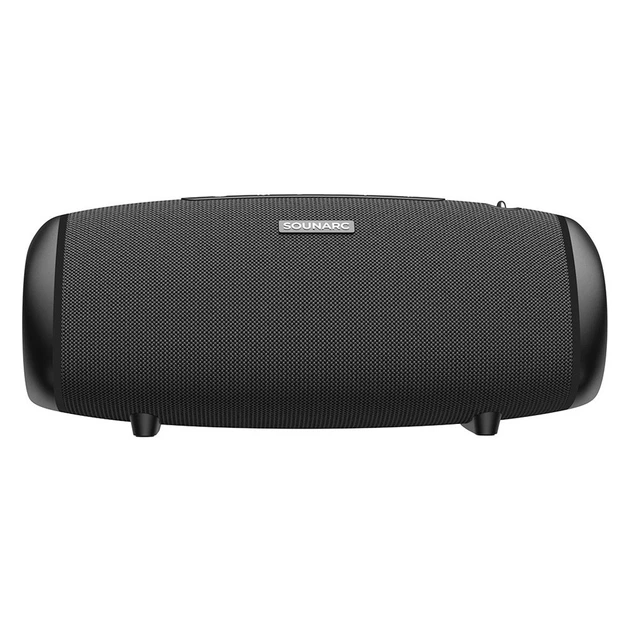 Портативная беспроводная Bluetooth колонка Sounarc R1 IPX6 |BT5.3, AUX/TF, 40W, TWS, 16h Max, 4000mAh| Черная - Фото 3 Портативная беспроводная Bluetooth колонка Sounarc R1 IPX6 |BT5.3, AUX/TF, 40W, TWS, 16h Max, 4000mAh| Черная - изображение 3