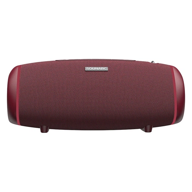 Портативная беспроводная Bluetooth колонка Sounarc R1 IPX6 |BT5.3, AUX/TF, 40W, TWS, 16h Max, 4000mAh| Красная - изображение 3