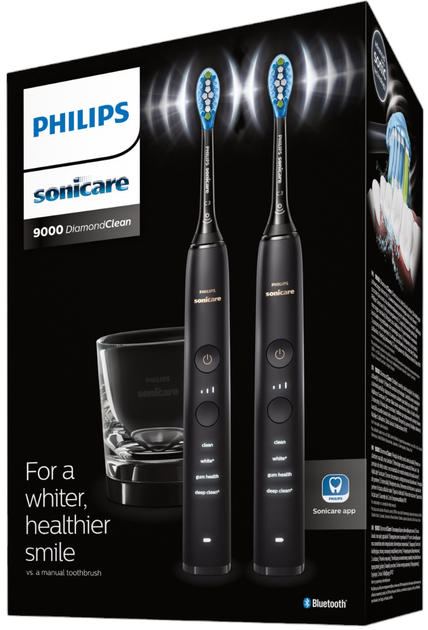 Zestaw szczoteczek elektrycznych Philips Sonicare Diamond Clean 9000 HX9914/54 - obraz 5