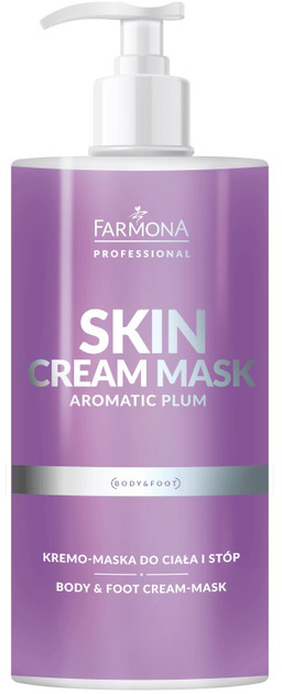 Kremo-maska do ciała i stóp Farmona Skin Cream Mask Aromatic Plum 500 ml (5900117980347) - obraz 1