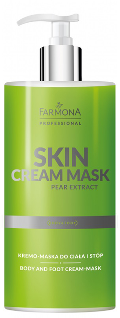 Крем-маска для тіла та ніг Farmona Skin Cream Mask Pear Extract 500 ml (5900117978634) - зображення 1