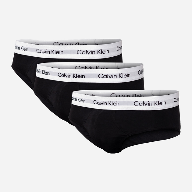 Набір трусів бріфи Calvin Klein Underwear U2661G XL 3 шт Чорний (5051145283341) - зображення 1