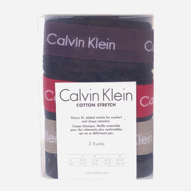 Zestaw majtek męskich typu bokserki Calvin Klein Underwear 0000U2662GCPZ L 3 szt Czarny (8720107565036) - obraz 9