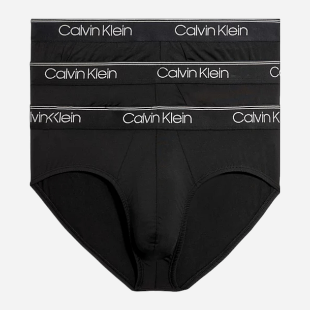 Набір трусів сліпи Calvin Klein Underwear 000NB2568AUB1 L 3 шт Чорний (8720107896031) - зображення 1