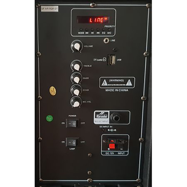 Портативна Акустична система Ailiang LiGE-AR15QK Світломузичне супроводження Мікрофон кардіоїдний динамічний - зображення 3