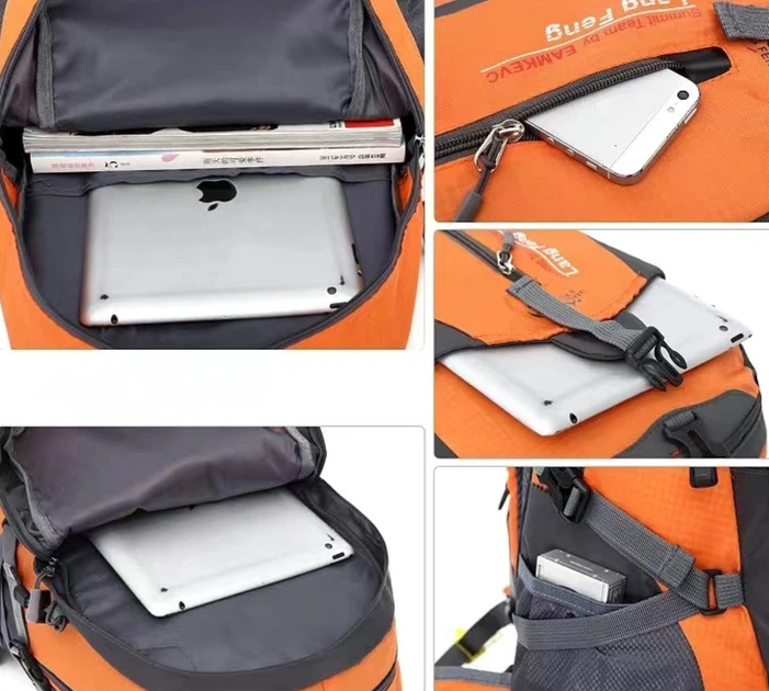 Рюкзак 30L оранжевый 1079 - изображение 4