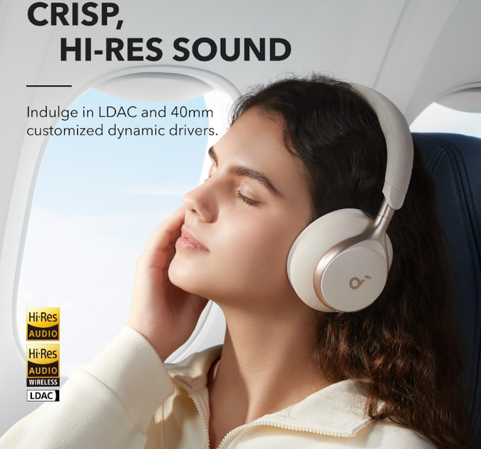 Наушники Anker SoundCore Space One White - Фото 2 Наушники Anker SoundCore Space One White - изображение 2