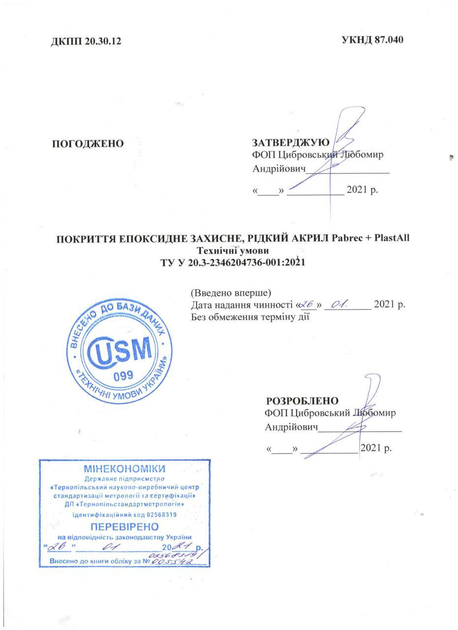Рідкий наливний акрил Plastall Classic 1.5 м з набором для реставрації ванн Оригінал - зображення 2