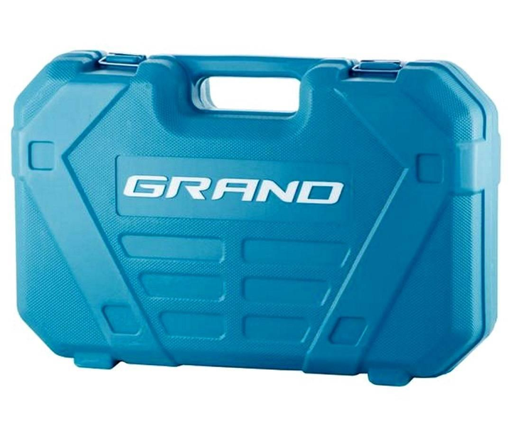Перфоратор Grand ПЭ-1500 DFR (быстрозажимной патрон, кейс) + Болгарка Grand МШУ-180-2300SE (регулировка оборотов, поддержание оборотов) - изображение 6
