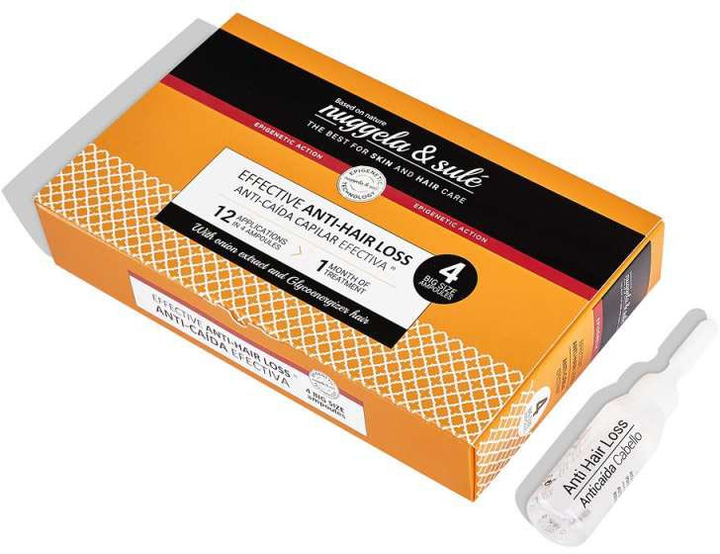 Ampułki do włosów Nuggela & Sule Effective Anti-Hair Loss ampoules Pack 4 x 10 ml (8437014761542) - obraz 1