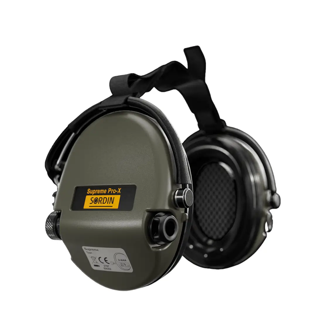 Активные наушники Sordin Supreme Pro X Neckband для стрельбы Green (Kali) KL138 - изображение 3