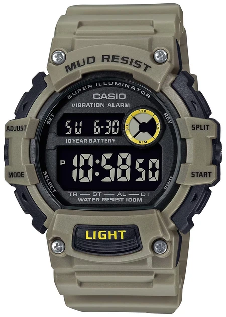 Часы наручные Casio TRT-110H-5B Mud Resist - Фото 1 Часы наручные Casio TRT-110H-5B Mud Resist - изображение 1