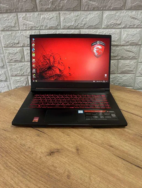 Ноутбук MSI GF63 Thin 9SC 15.6" i7 9750H 16Gb SSD 512Gb GTX 1650 MaxQ Б ...