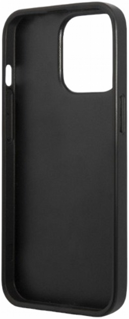 Etui CG Mobile Karl Lagerfeld Saffiano Plaque do Apple iPhone 13/13 Pro Czarny (3666339048945) - obraz 3