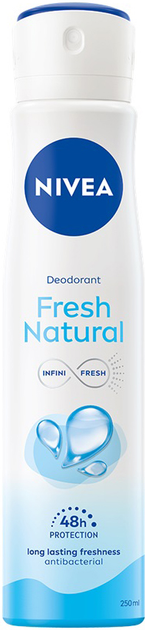 Dezodorant NIVEA Fresh Natural 250 ml (5900017089409) - obraz 1
