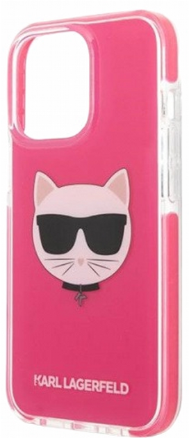 Панель CG Mobile Karl Lagerfeld Choupette Head для Apple iPhone 13/13 Pro Fuschia (3666339048549) - зображення 3