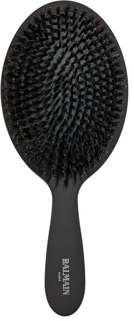 Szczotka do włosów Balmain Luxury Spa Brush luksusowa z włosia dzika Czarna (8719638146630) - obraz 1