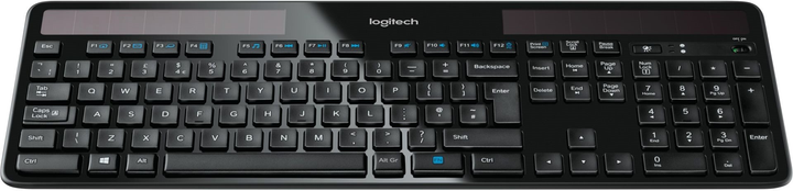 Klawiatura bezprzewodowa Logitech K750 Wireless DEU Black (920-002916) - obraz 2