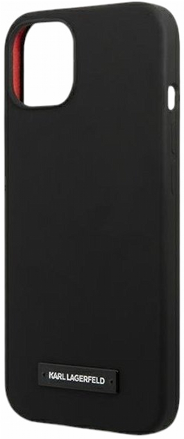 Панель CG Mobile Karl Lagerfeld Silicone Plaque для Apple iPhone 13 Black (3666339048778) - зображення 2