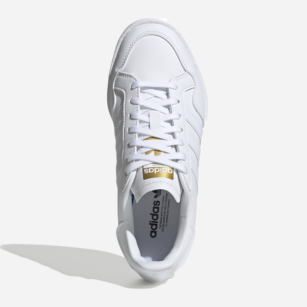 Підліткові кеди для дівчинки adidas Team Court J EF6809 38 (5UK) Білі (4062053242413) - зображення 6