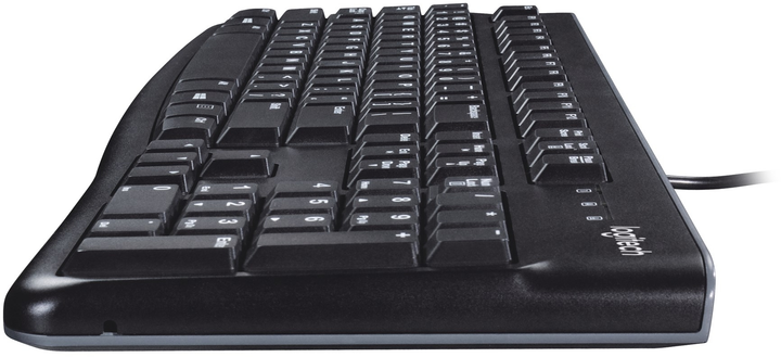 Клавіатура дротова Logitech K120 USB DEU Black (920-002489) - зображення 4