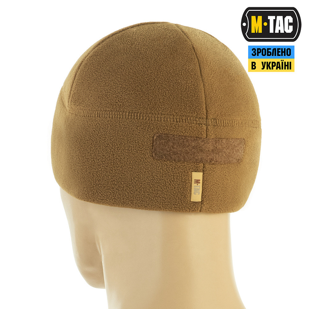 Шапка M-Tac Watch Cap Elite фліс 320г/м2 з липучкою Coyote Brown L (00-00013480) - зображення 2