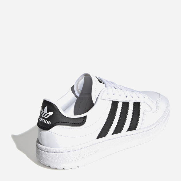 Підліткові кеди для дівчинки adidas Team Court J EF6815 36.5 (4UK) Білі з чорним (4062053001041) - зображення 5