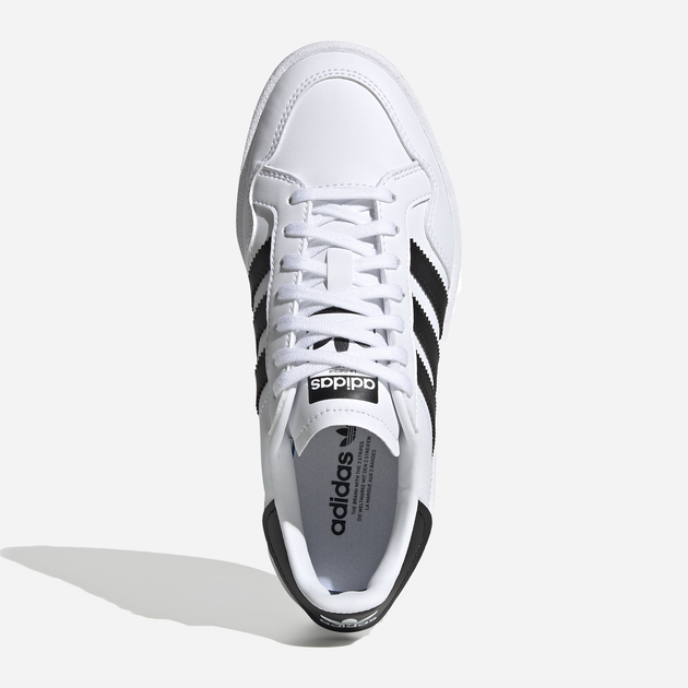 Підліткові кеди для дівчинки adidas Team Court J EF6815 36.5 (4UK) Білі з чорним (4062053001041) - зображення 6