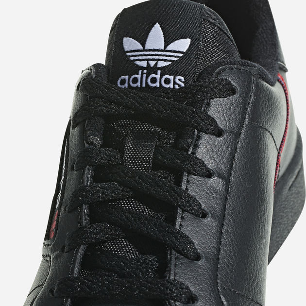 Підліткові шкіряні кеди для хлопчика adidas Originals Continental 80 J F99786 36 (3.5UK) Чорні (4060516154228) - зображення 11