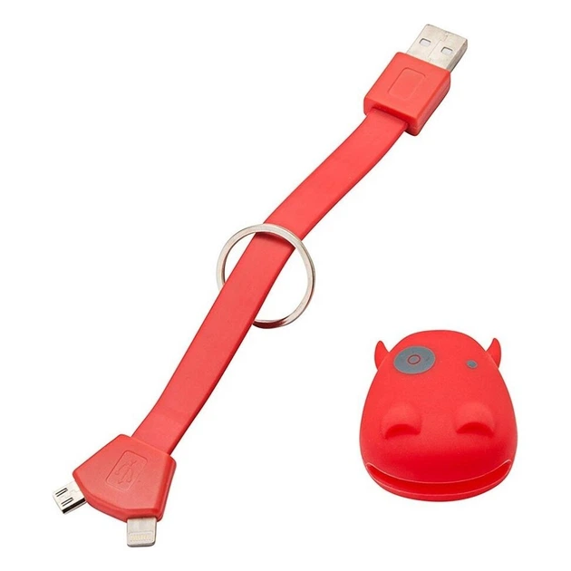 Munkees 3700 брелок-зарядка Smart Charger red (3700-RD) - Фото 3 Munkees 3700 брелок-зарядка Smart Charger red (3700-RD) - зображення 3