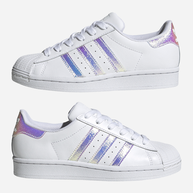 Sneakersy dziecięce dla dziewczynki adidas Originals Superstar J FV3139 38 (5UK) Białe (4062056493393) - obraz 14