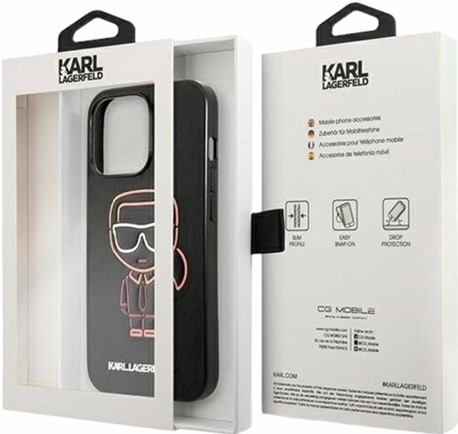 Панель CG Mobile Karl Lagerfeld Karl Iconik Outline для Apple iPhone 13 Pro Max Multicolor (3666339049317) - зображення 3