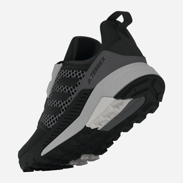 Підліткові трекінгові кросівки для хлопчика Adidas Terrex Trailmaker RAIN.RDY K FW9327 38.5 (5.5UK) Чорні (4062062752460) - зображення 12