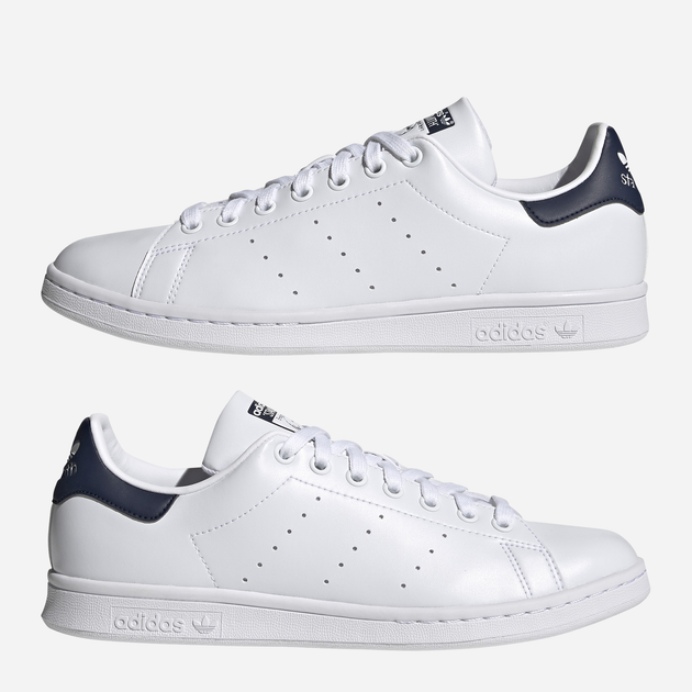 Sneakersy męskie do kostki adidas Originals Stan Smith FX5501 42.5 (UK 8.5) Białe (4064037429483) - obraz 14