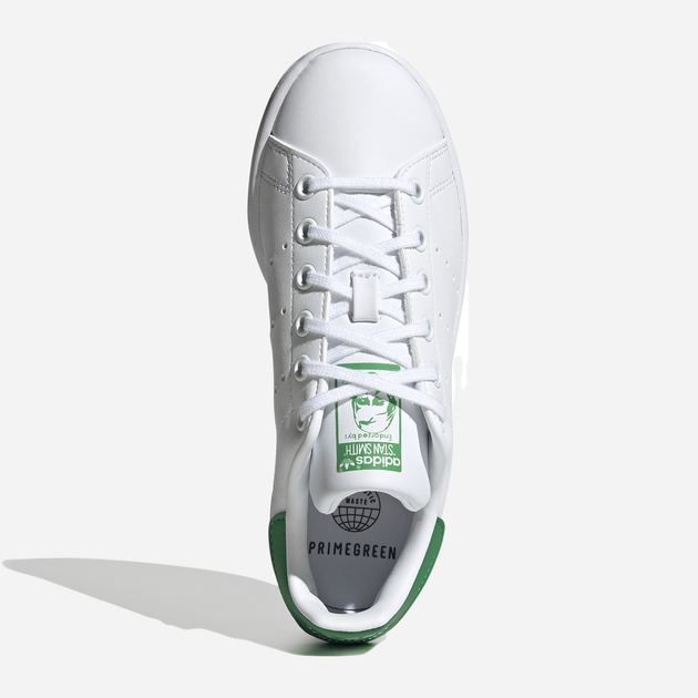 Sneakersy dziecięce dla dziewczynki adidas Originals Stan Smith J FX7519 36.5 (4UK) Białe z zielonym (4064037252975) - obraz 14