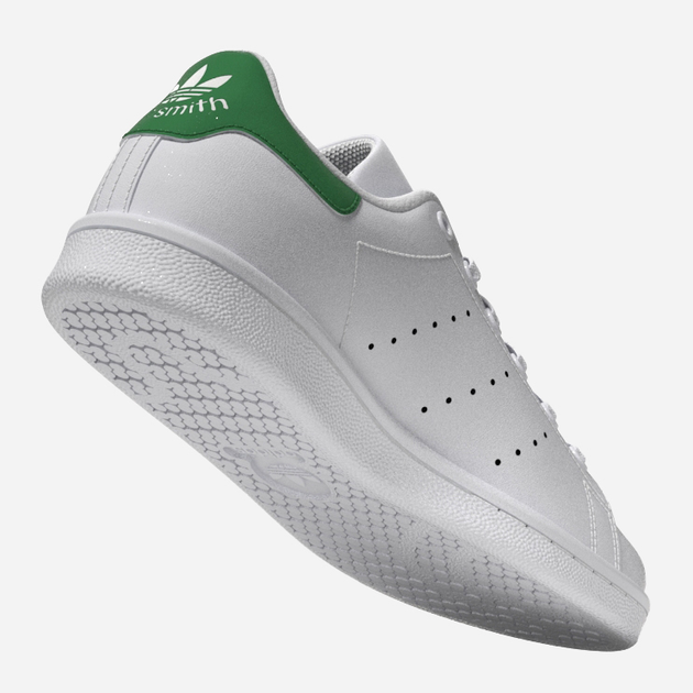 Sneakersy dziecięce dla dziewczynki adidas Originals Stan Smith J FX7519 38 (5UK) Białe z zielonym (4064037252999) - obraz 11