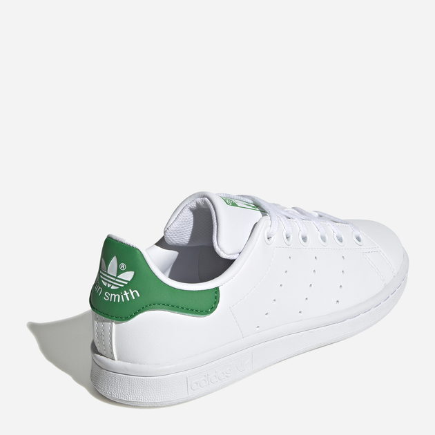 Підліткові кеди для дівчинки adidas Originals Stan Smith J FX7519 36 (3.5UK) Білі з зеленим (4064037256607) - зображення 4