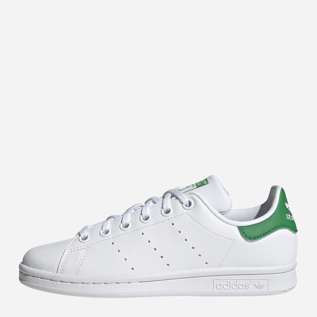 Підліткові кеди для дівчинки adidas Originals Stan Smith J FX7519 37 (4.5UK) Білі з зеленим (4064037256638) - зображення 3