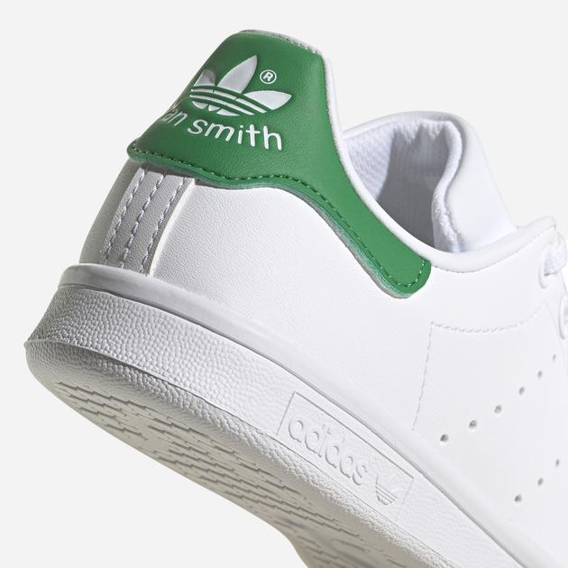 Sneakersy dziecięce dla dziewczynki adidas Originals Stan Smith J FX7519 38 (5UK) Białe z zielonym (4064037256614) - obraz 16