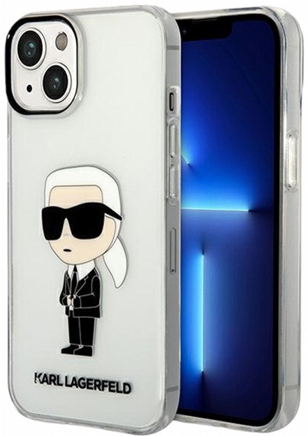 Панель CG Mobile Karl Lagerfeld Ikonik Karl Lagerfeld для Apple iPhone 14 Plus Transparent (3666339087098) - зображення 2