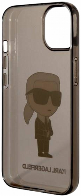 Etui CG Mobile Karl Lagerfeld Iconic Karl Lagerfeld do Apple iPhone 14 Plus Czarny (3666339087050) - obraz 2