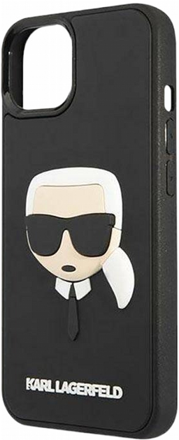 Панель CG Mobile Karl Lagerfeld 3D Rubber Karl`s Head для Apple iPhone 14 Plus Black (3666339086459) - зображення 2