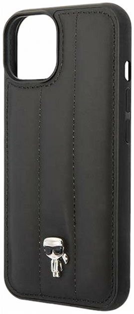 Панель CG Mobile Karl Lagerfeld Puffy Ikonik Pin для Apple iPhone 14 Plus Black (3666339077723) - зображення 2
