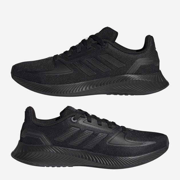 Buty sportowe chłopięce adidas Runfalcon 2.0 K FY9494 38 (5UK) Czarne (4064036731051) - obraz 6
