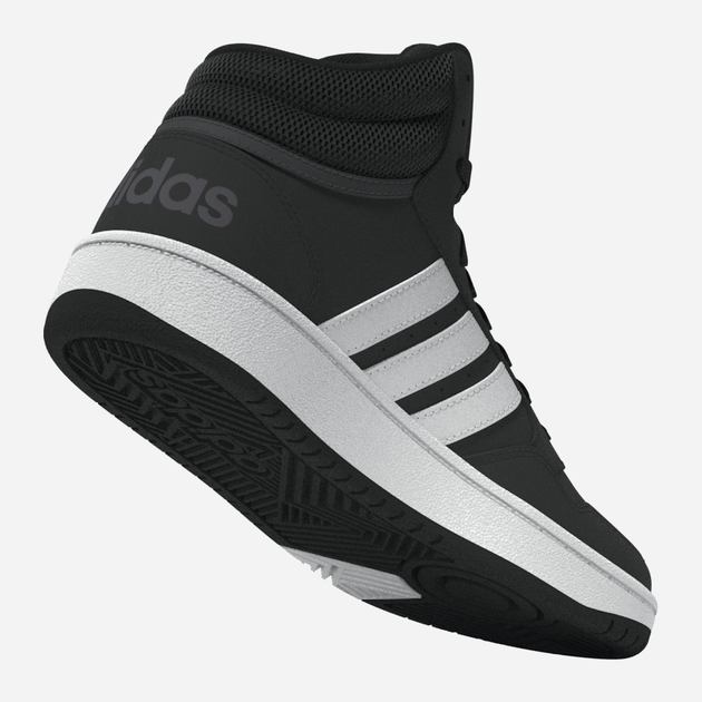 Trzewiki młodzieżowe chłopięce adidas Hoops Mid 3.0 K GW0402 38 (5UK) Czarne (4065418332538) - obraz 8