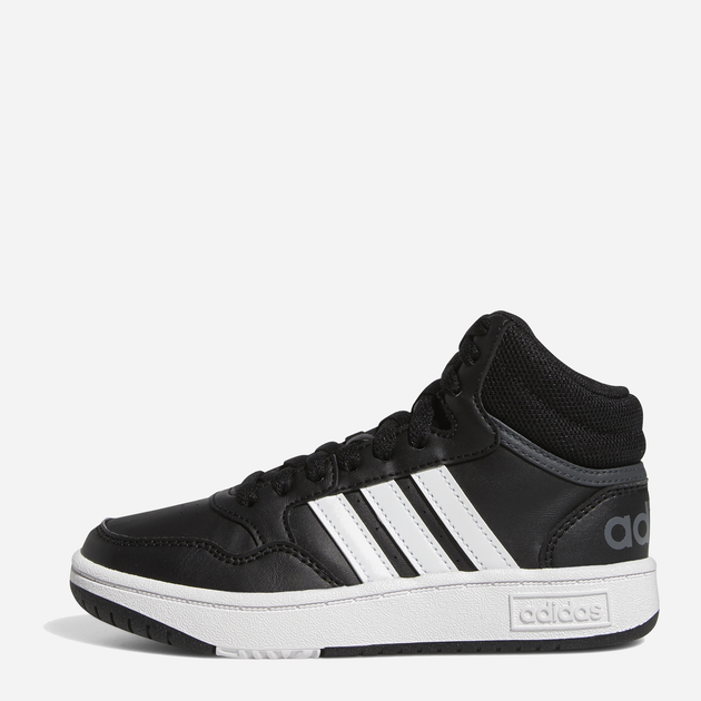 Підліткові черевики для хлопчика adidas Hoops Mid 3.0 K GW0402 38.5 (5.5UK) Чорні (4065418332484) - зображення 11