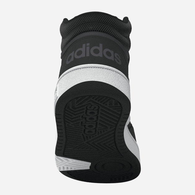 Підліткові черевики для хлопчика adidas Hoops Mid 3.0 K GW0402 39 (UK 6.5) Чорні (4065418336246) - зображення 9