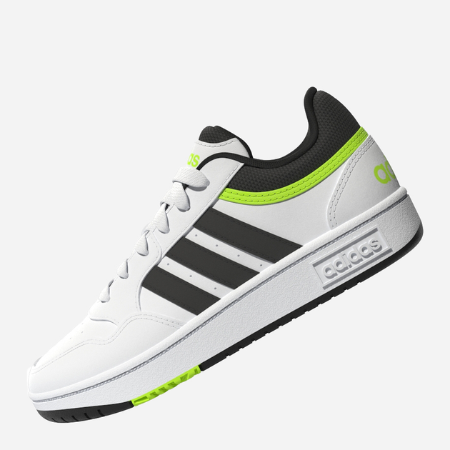 Підліткові кросівки для хлопчика adidas Originals Hoops 3.0 K GW0428 39 (6UK) Білі (4065418374651) - зображення 8